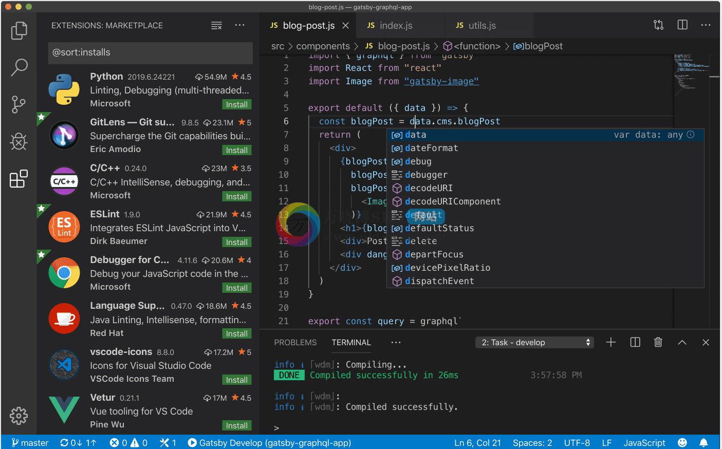 macOS端如何设置通过iterm启动Visual Studio Code编辑器?